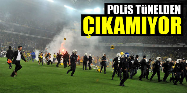 Polisler tünelden çıkamıyor!