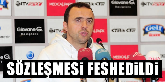 Arif Erdem'in sözleşmesi feshedildi