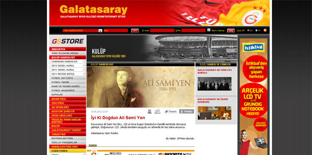 Ali Sami Yen'in doğum gününü kutlandı