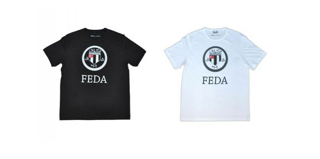 FEDA tişörtleri satışta