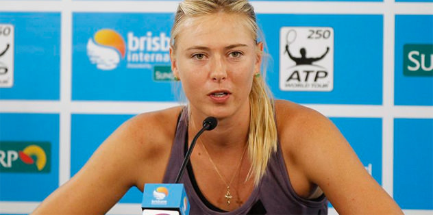 Sharapova Brisbane'den çekildi