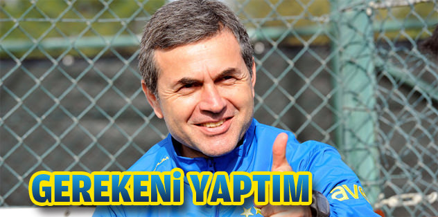 Gerekeni yaptım