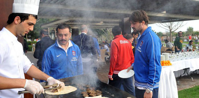 İdman arası barbekü keyfi