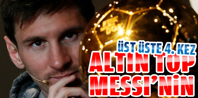 Ballon d'Or Messi'nin