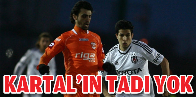 Beşiktaş'tan tatsız prova!