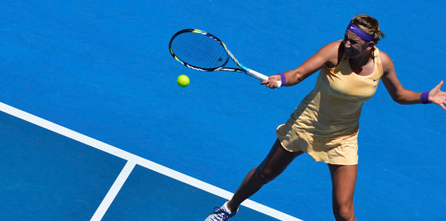 Azarenka ikinci sette zorlandı