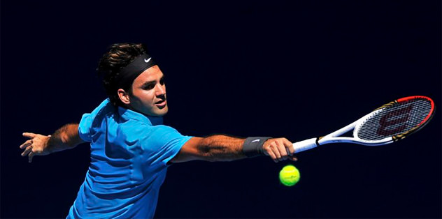 Federer çok rahat