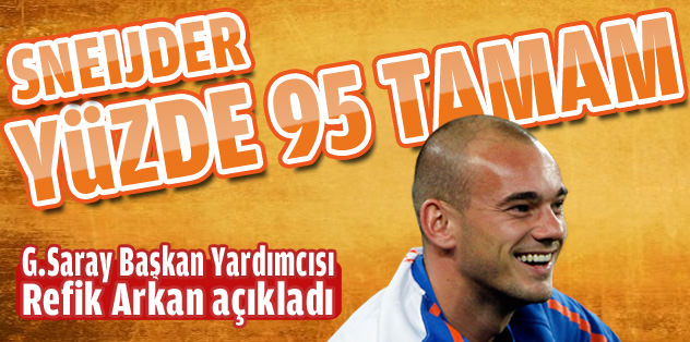 Sneijder yüzde 95 tamam