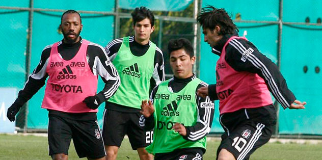 Beşiktaş beş eksikle çalıştı