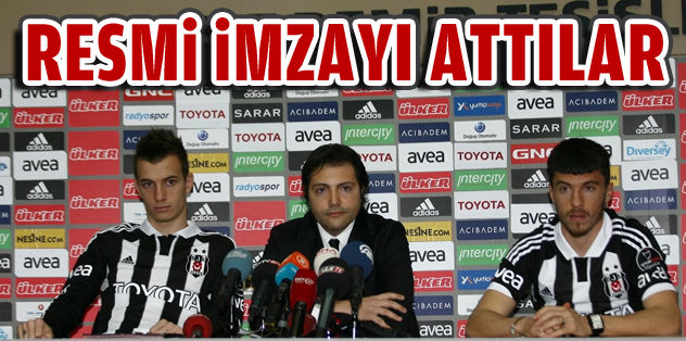 Gökhan ve Sinan ile resmi sözleşme imzalandı