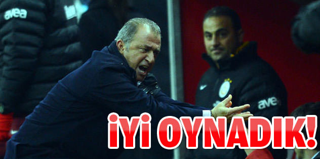 Hasan Şaş: "İyi oynadık"