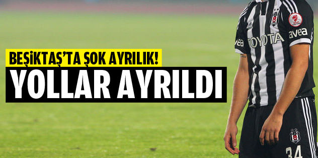 Beşiktaş'ta şok ayrılık
