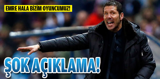 Diego Simeone: "Emre hala bizim oyuncumuz"