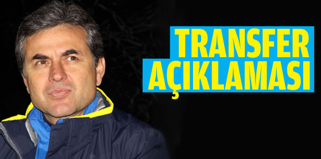 Aykut Kocaman'dan transfer açıklaması!