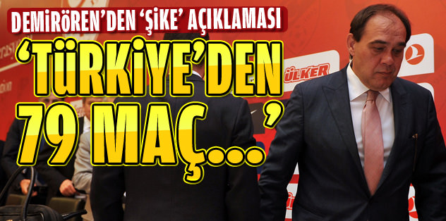 Demirören'den 'şike' açıklaması
