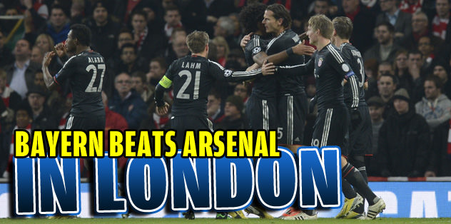 Bayern beats Arsenal in London