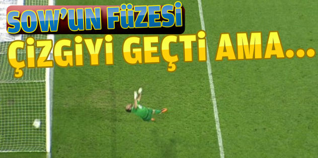 Top çizgiyi geçti, hakem devam dedi