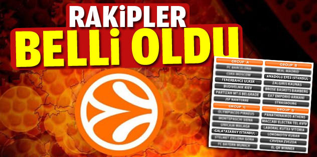 THY Euroleague'de rakipler belli oldu