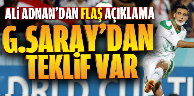 Ali Adnan konuştu: "Ya G.Saray, ya Rize"