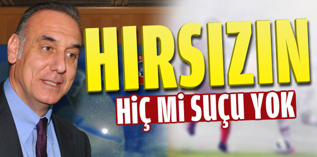 Hırsızın hiç mi suçu yok!