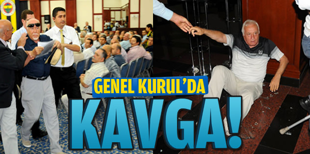F.Bahçe Genel Kurulu'nda kavga!