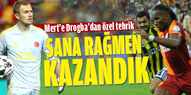 Sana rağmen kazandık