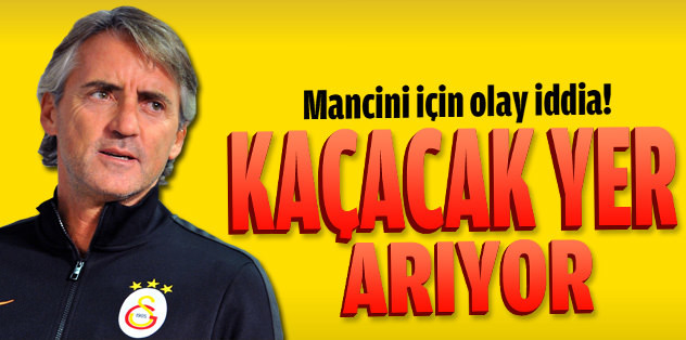 Kaçacak yer arıyor