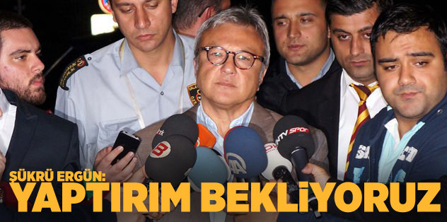 "Aydınus'a yaptırım bekliyoruz"