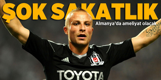 Beşiktaş'ta şok sakatlık!
