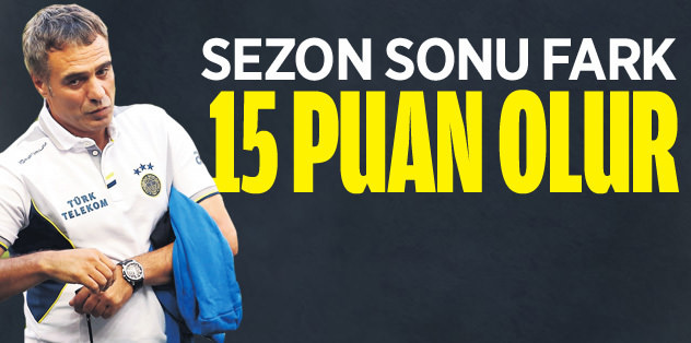 Fark 15 puan olur