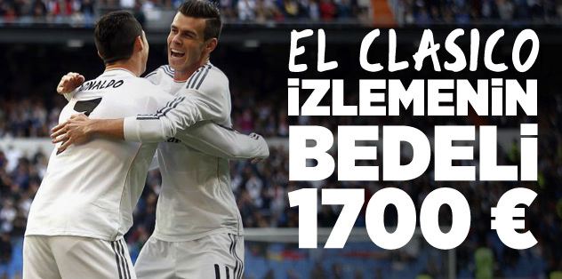 İzlemesi en lüks derbi: El Clasico