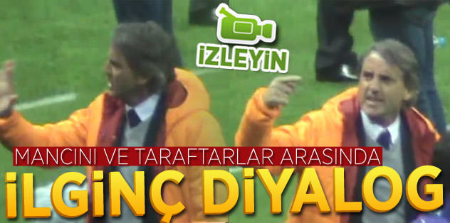 Taraftarlarla ilginç diyalog