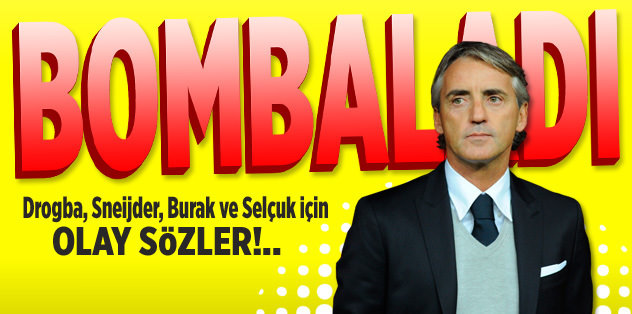Mancini'den zehir gibi rapor