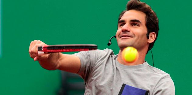 Federer bugün kortta