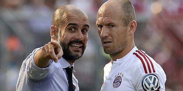 Robben tamam, sıra Pep'te