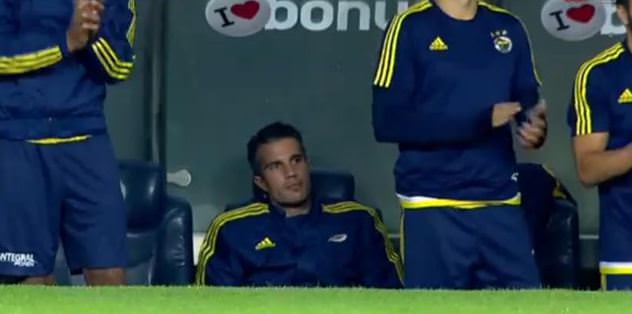 Van Persie gole sevinmedi