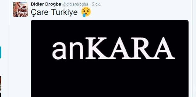 Drogba'dan mesaj