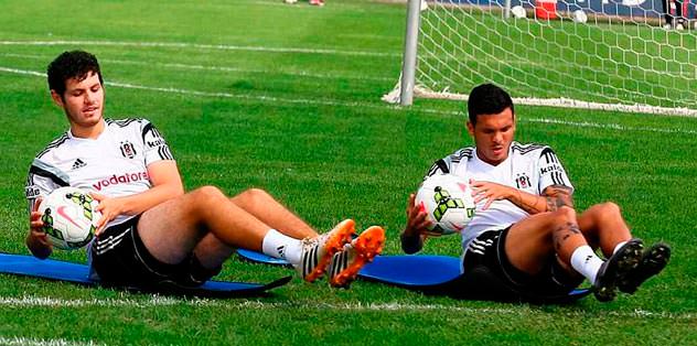 Beşiktaş'ta çift idman