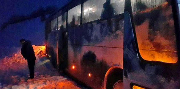 Trabzonlu futbolcular mahsur kaldı