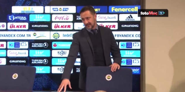 Vitor Pereira gazeteciyle tartıştı