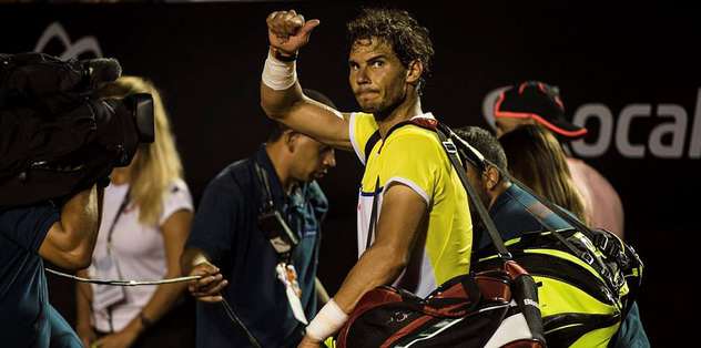 Nadal toprakta da kaybediyor