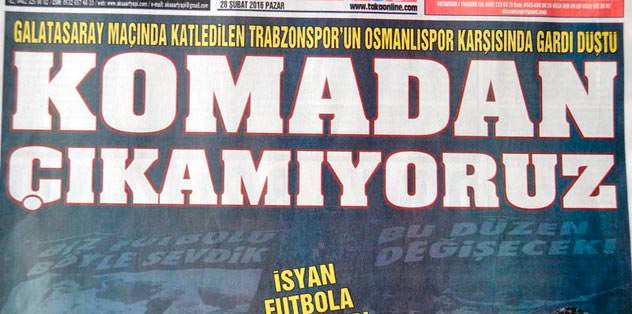 Ruhsuz futbola kırmızı kart!