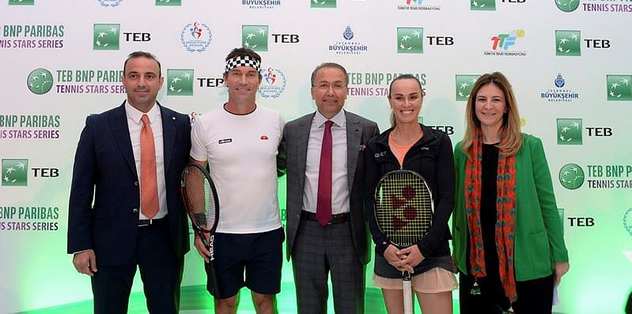 Tenisin efsane isimleri İstanbul'da