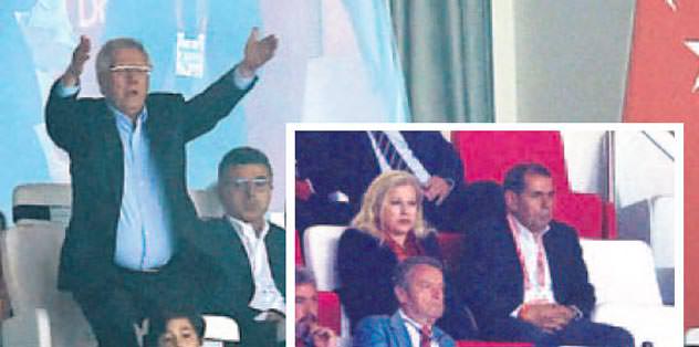 Yıldırım sinirlendi Özbek sakindi