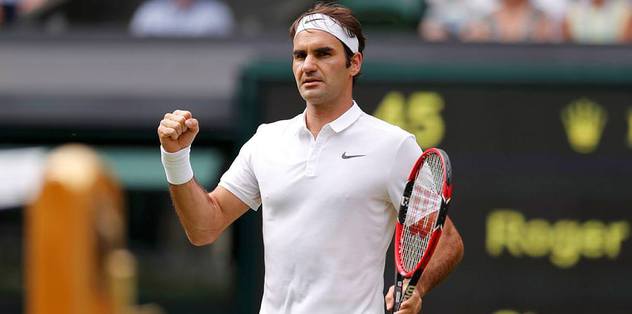 Federer çeyrek finalde