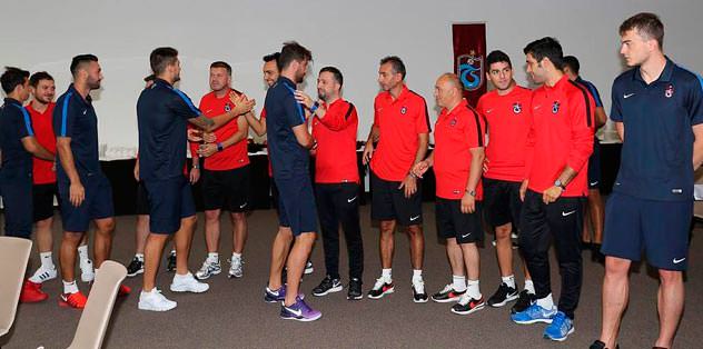 Trabzonspor’da bayramlaşma töreni yapıldı