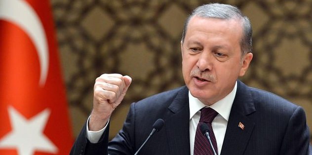 Cumhurbaşkanı tezahüratla karşılandı