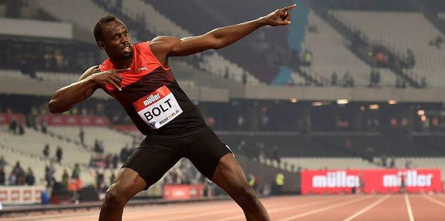 Bolt birincilikle döndü