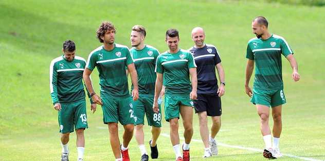 Bursaspor’da tempolu idman