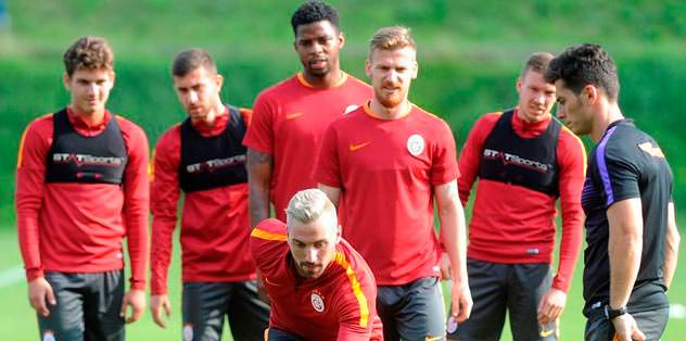 G.Saray’ın kampı neşeli başladı